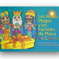 Los Reyes Magos y los pasteles de masa de colores
